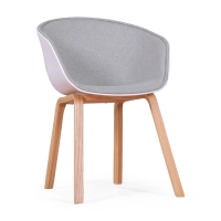 Daxer Chaise couette tapissée en coton - Meubles Concept