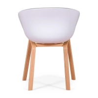 Silla Nórdica Daxer Tapizada en Algodón - Mueble Design