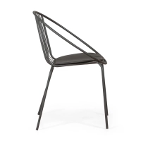 Chaise en métal Bali - Robuste et moderne pour l'intérieur et l'extérieur - - Bali Meubles Concept