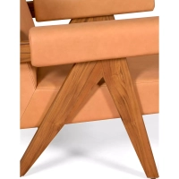 Espreguiçadeira de conforto Compass - Elegância retro vintage - Mueble Design
