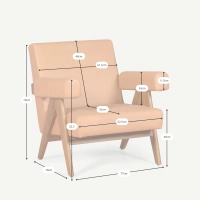 Comfort loungestoel Compass - Retro vintage elegantie - Mobelarium