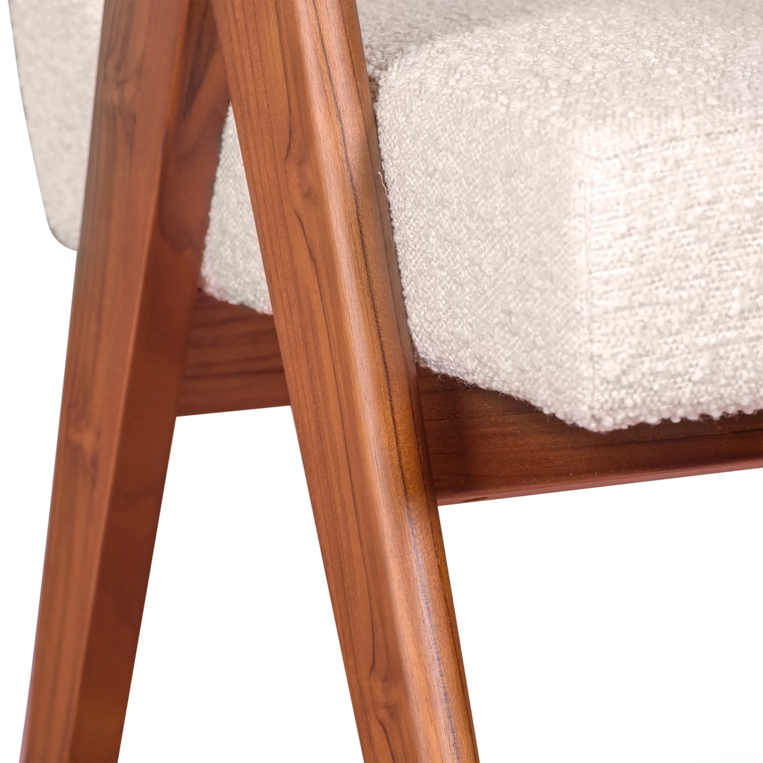 Chair Compass - Vintage Retro Design in Teak Wood - Mobelarium