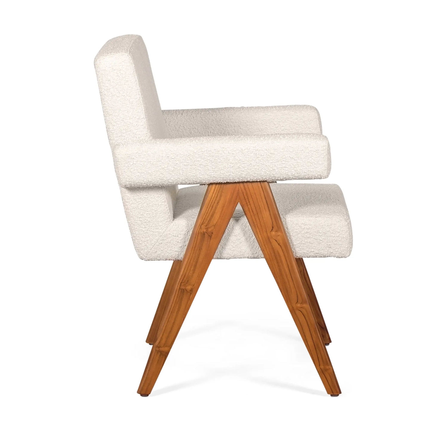 Chaise Compass - Design rétro en bois de teck - Meubles Concept