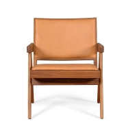 Lounge-Sessel Compass - Retro-Vintage in italienischem Leder - - - Mobelarium