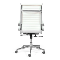 Chaise de bureau avec dossier haut | Ergonomie et design moderne en simili cuir