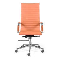 Pracovní kancelářská židle s vysokým opěradlem | Ergonomie a moderní design v imitaci kůže