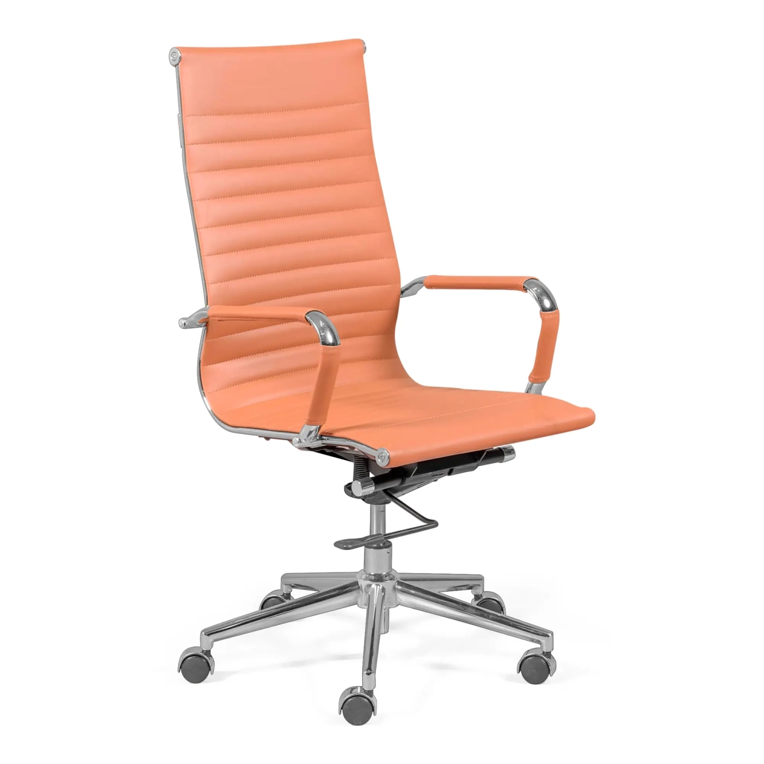 Chaise de bureau avec dossier haut | Ergonomie et design moderne en simili cuir