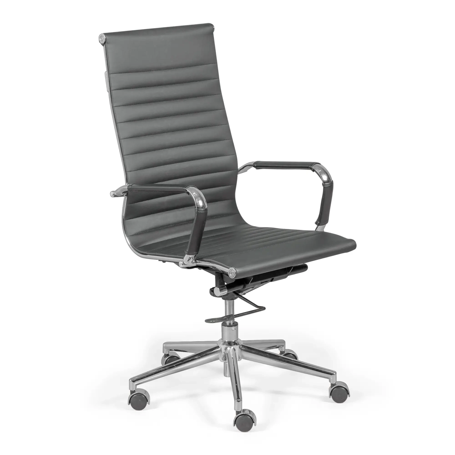 Silla de oficina Task respaldo alto | Ergonomía y diseño moderno en polipiel