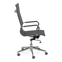 Chaise de bureau avec dossier haut | Ergonomie et design moderne en simili cuir