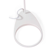 Jhon golvlampa i stål med Arne Jacobsen-inspirerad design