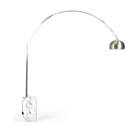 Lampadario Manhattan in acciaio e marmo di Carrara | Illuminazione moderna di design