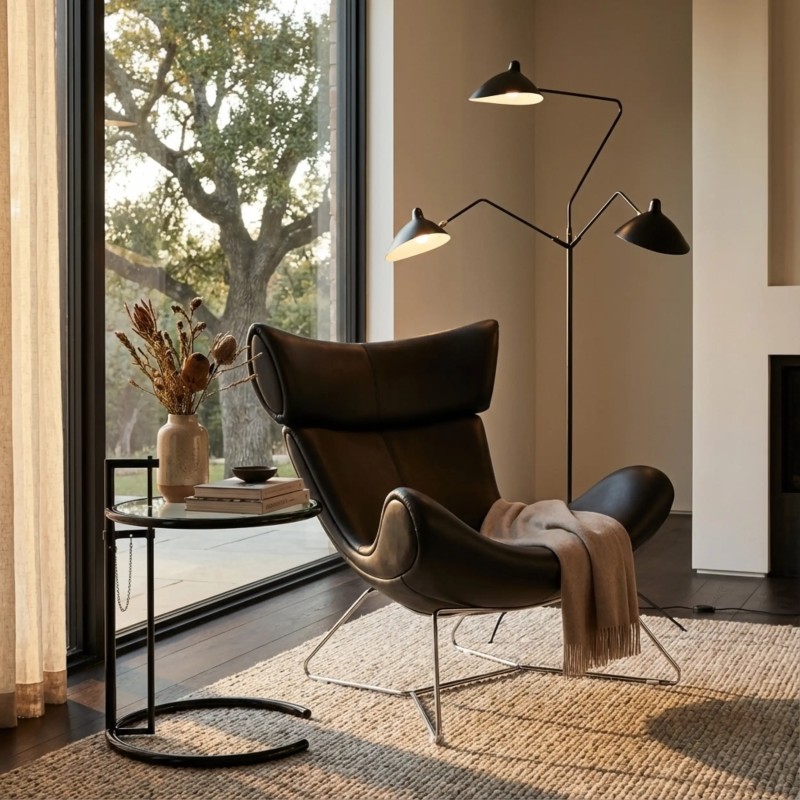 Butaca Emola Chair en Piel Italiana | Butaca moderna de diseño premium
