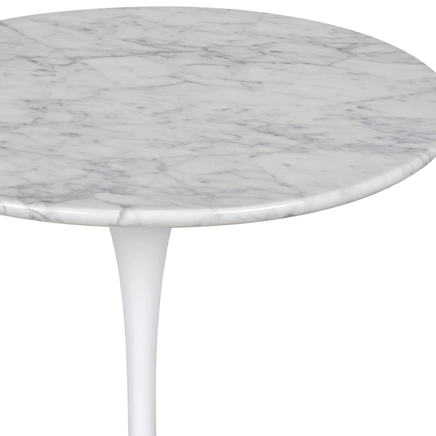 Inspiration Table d'appoint Tulip Table d'appoint en marbre de Carrare Ø50 cm Meubles Concept