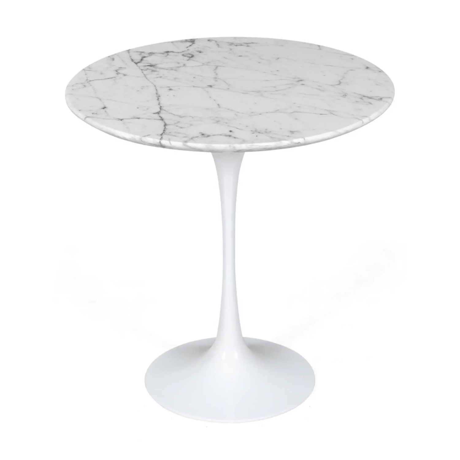 Mesa de apoio Inspiration Tulip Mesa de apoio em mármore de Carrara Ø50 cm Mueble Design