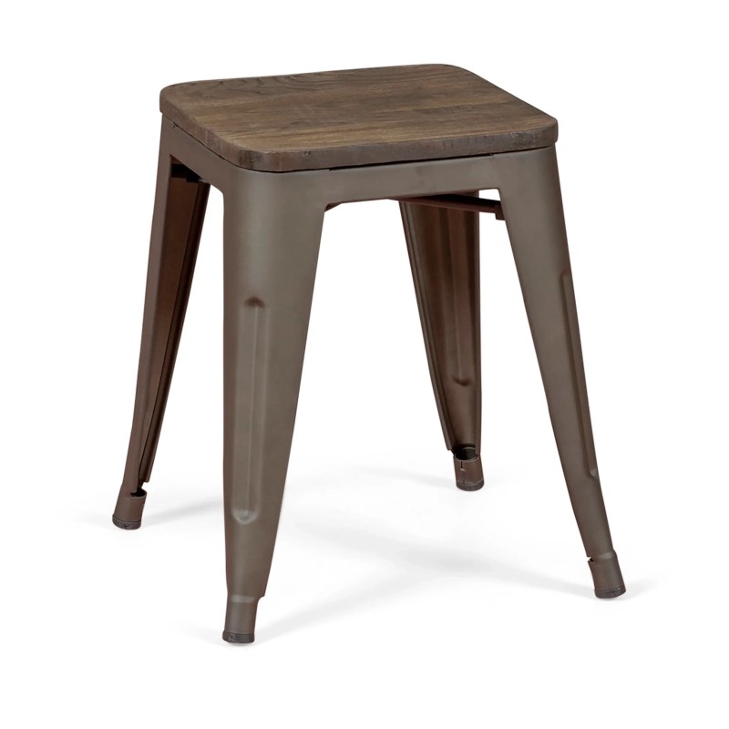 Tabouret Bistro Wood Antique 45cm