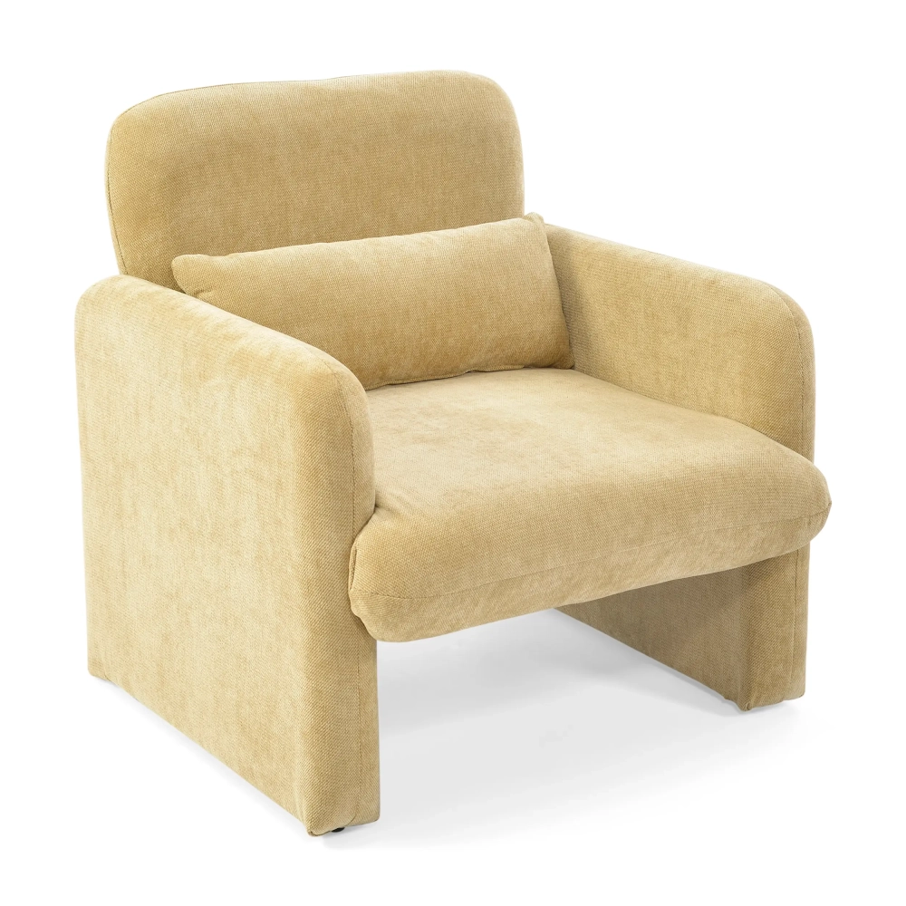 Bristol minimalist upholstered armchair : High-density foam