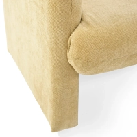 Sillón Bristol minimalista tapizado | Espuma alta densidad