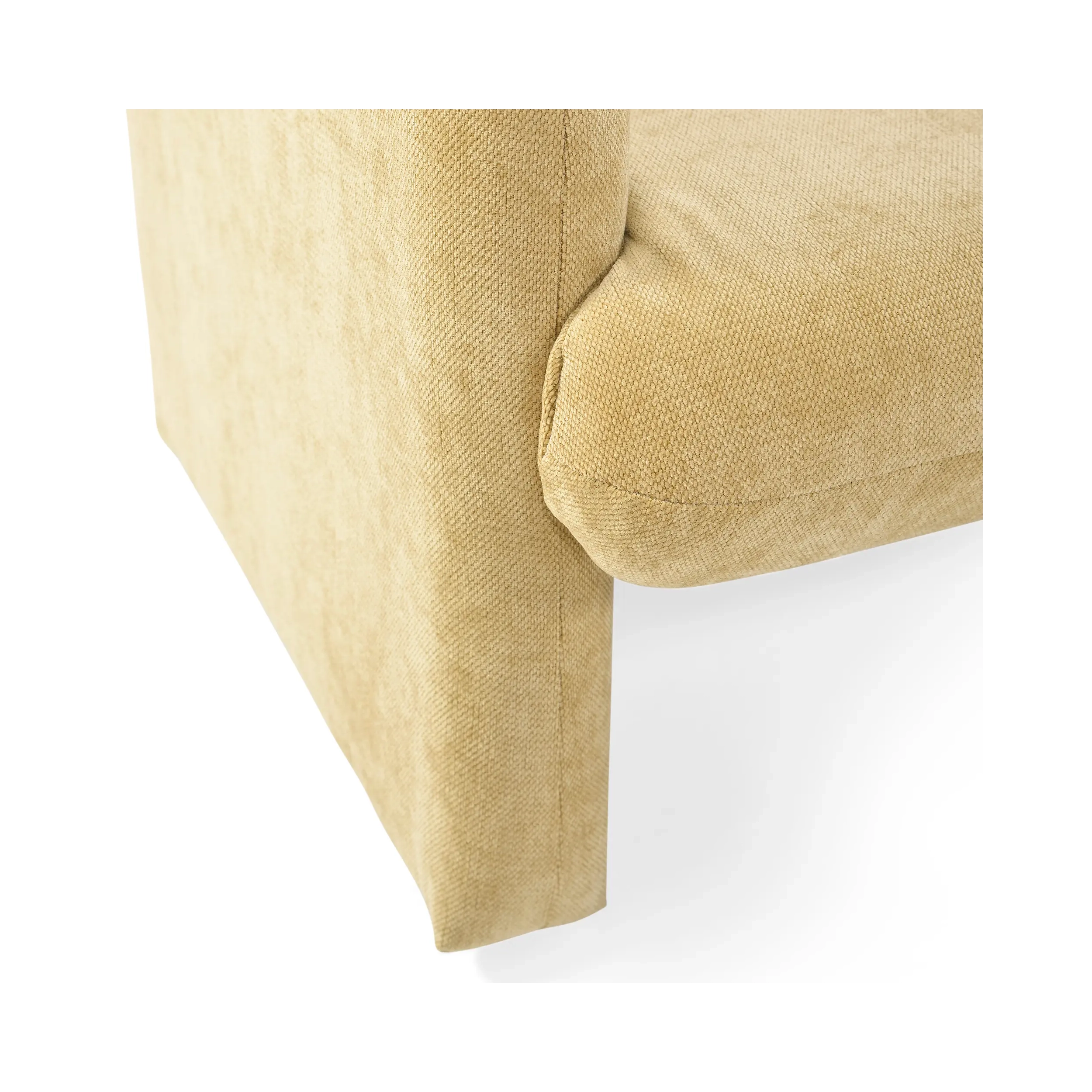 Bristol minimalist upholstered armchair : High-density foam