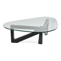 Designer Couchtisch aus gehärtetem Glas - Nodda