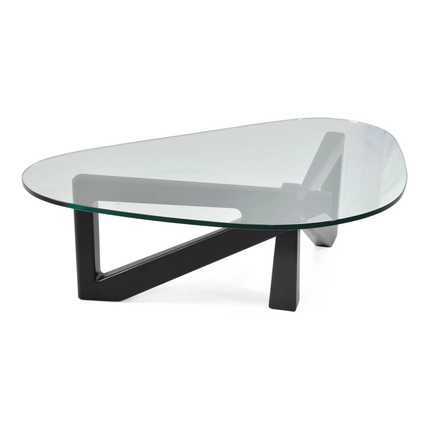 Mesa de centro de design em vidro temperado - Nodda