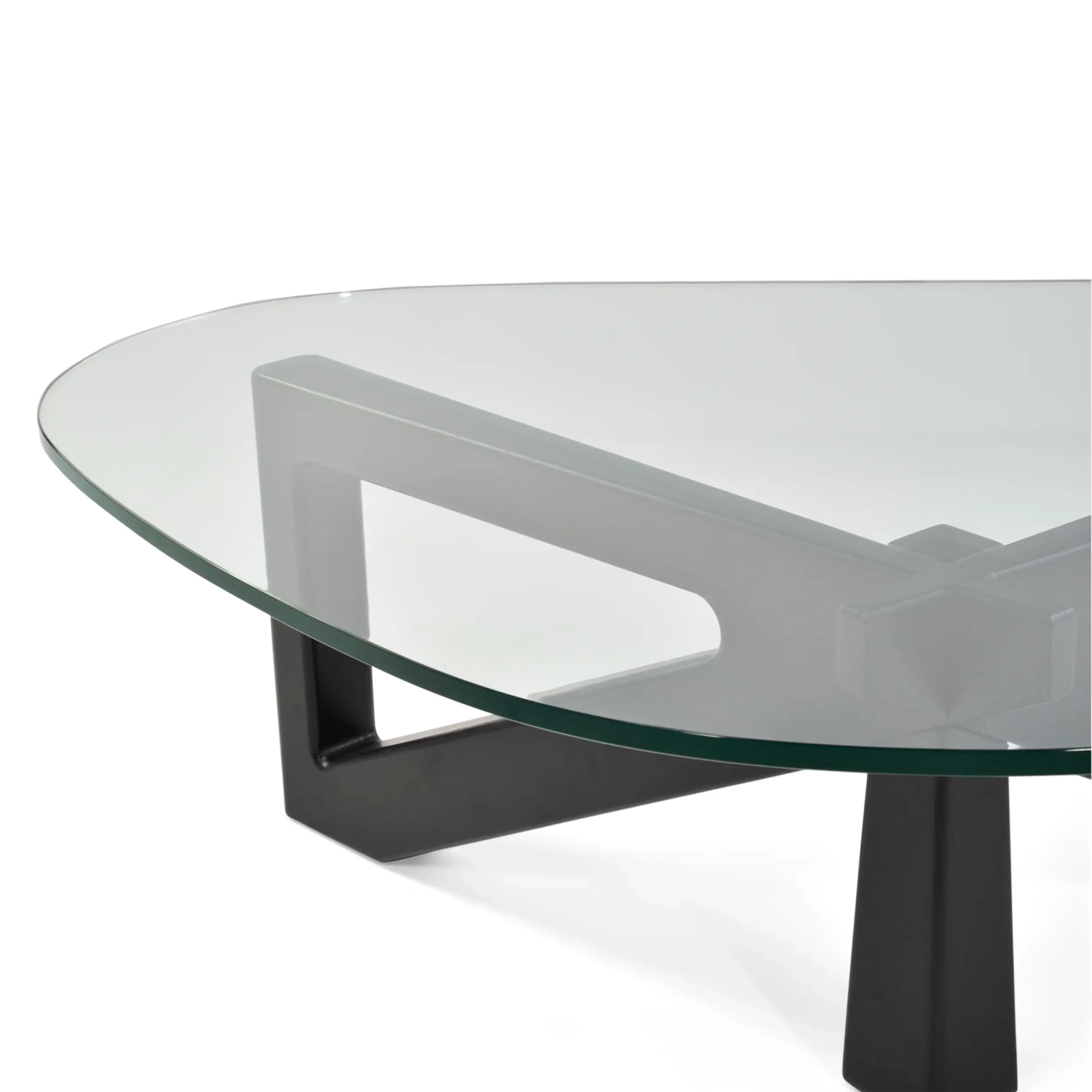 Tavolino di design in vetro temperato - Nodda