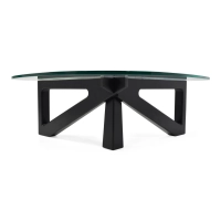 Table basse design en verre trempé - Nodda