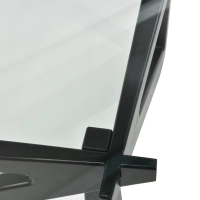 Designer Couchtisch aus gehärtetem Glas - Nodda