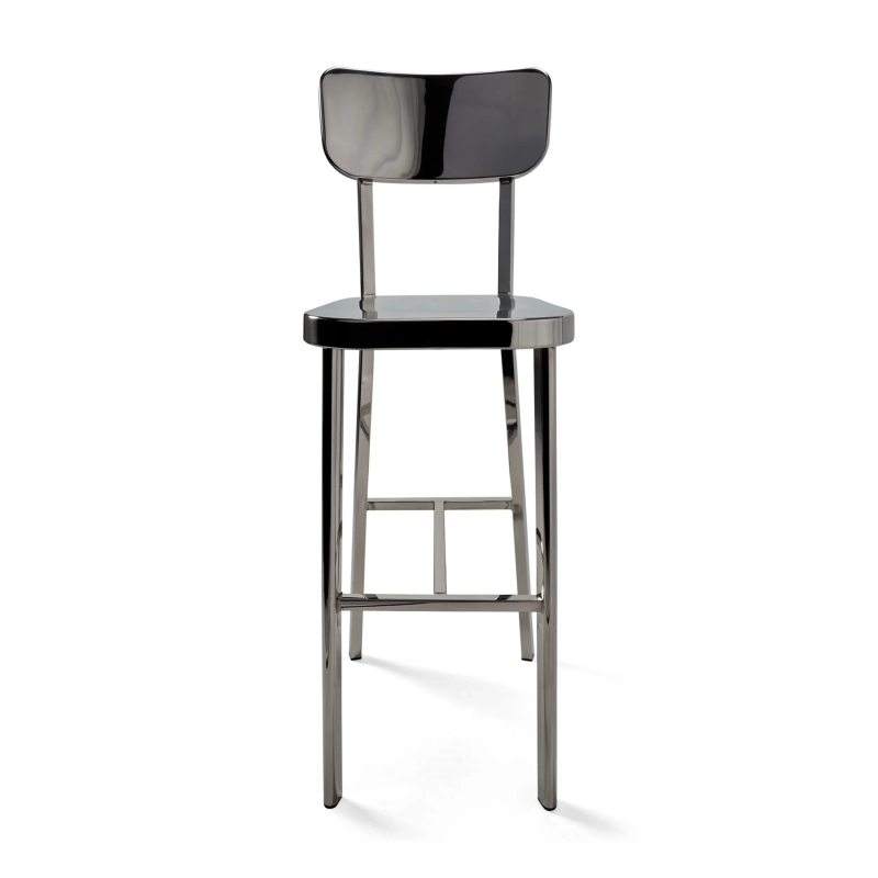 Stool stainless steel chrome-plated high - Delawere