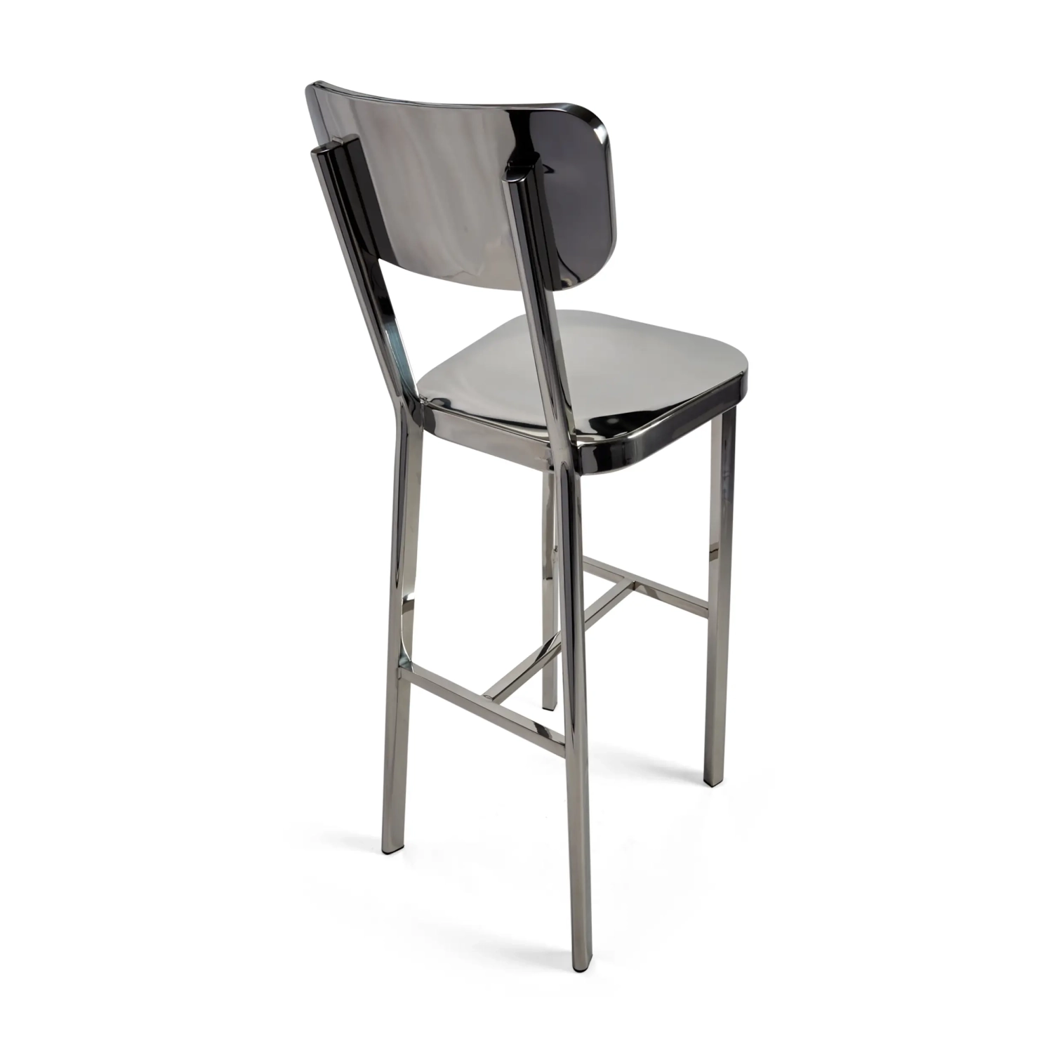 Tabouret acier inoxydable chromé haut - Delawere