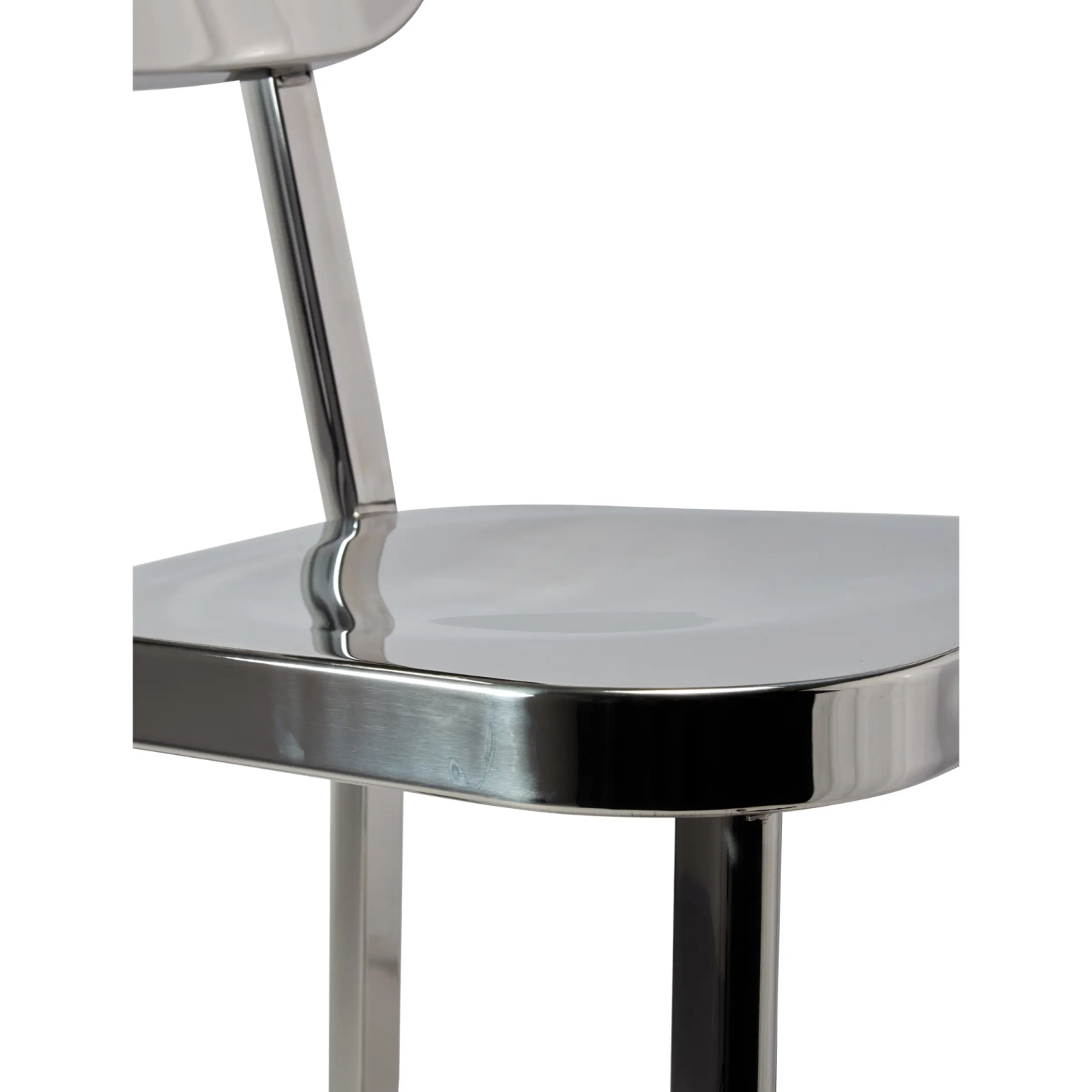 Hocker edelstahl verchromt hoch - Delawere