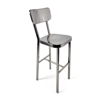 Hocker edelstahl verchromt hoch - Delawere