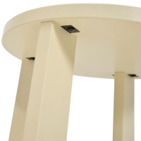 Flop Beistelltisch aus Holz | Rund Lackiert Design 40 cm