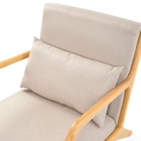 Fauteuil scandinavisch met lendenkussen - Colmar