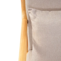 Sessel skandinavisch mit Lendenkissen - Colmar