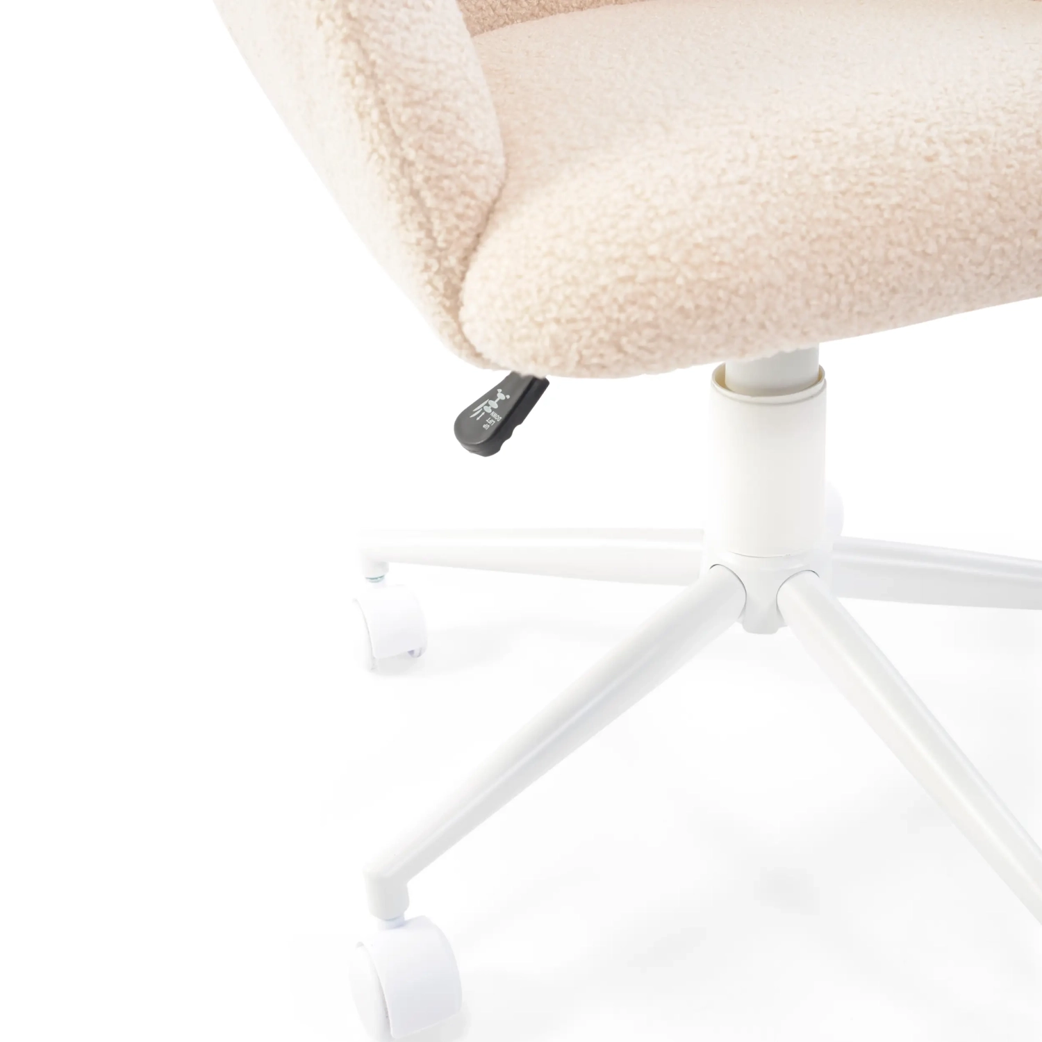 Silla de oficina bouclé con altura regulable - Notorius