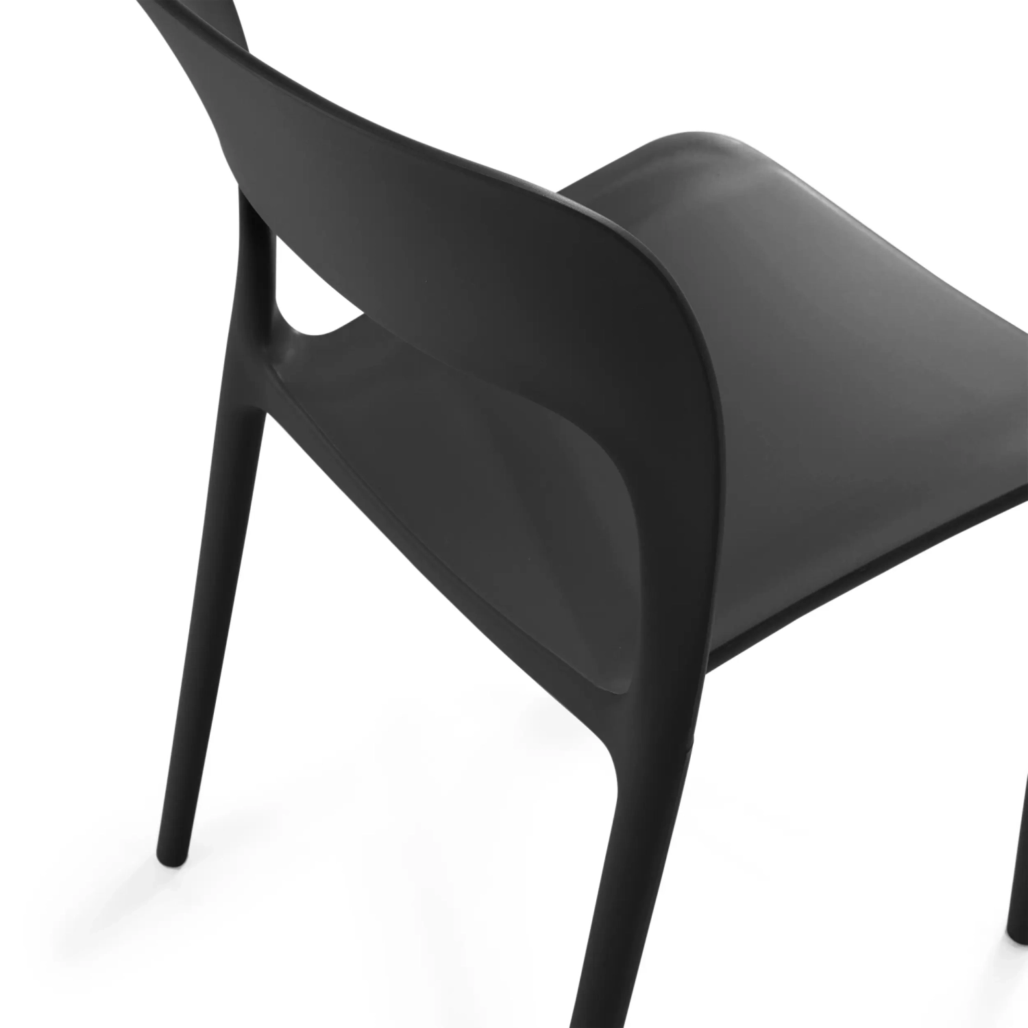 Silla apilable de polipropileno para exterior - Pavilon