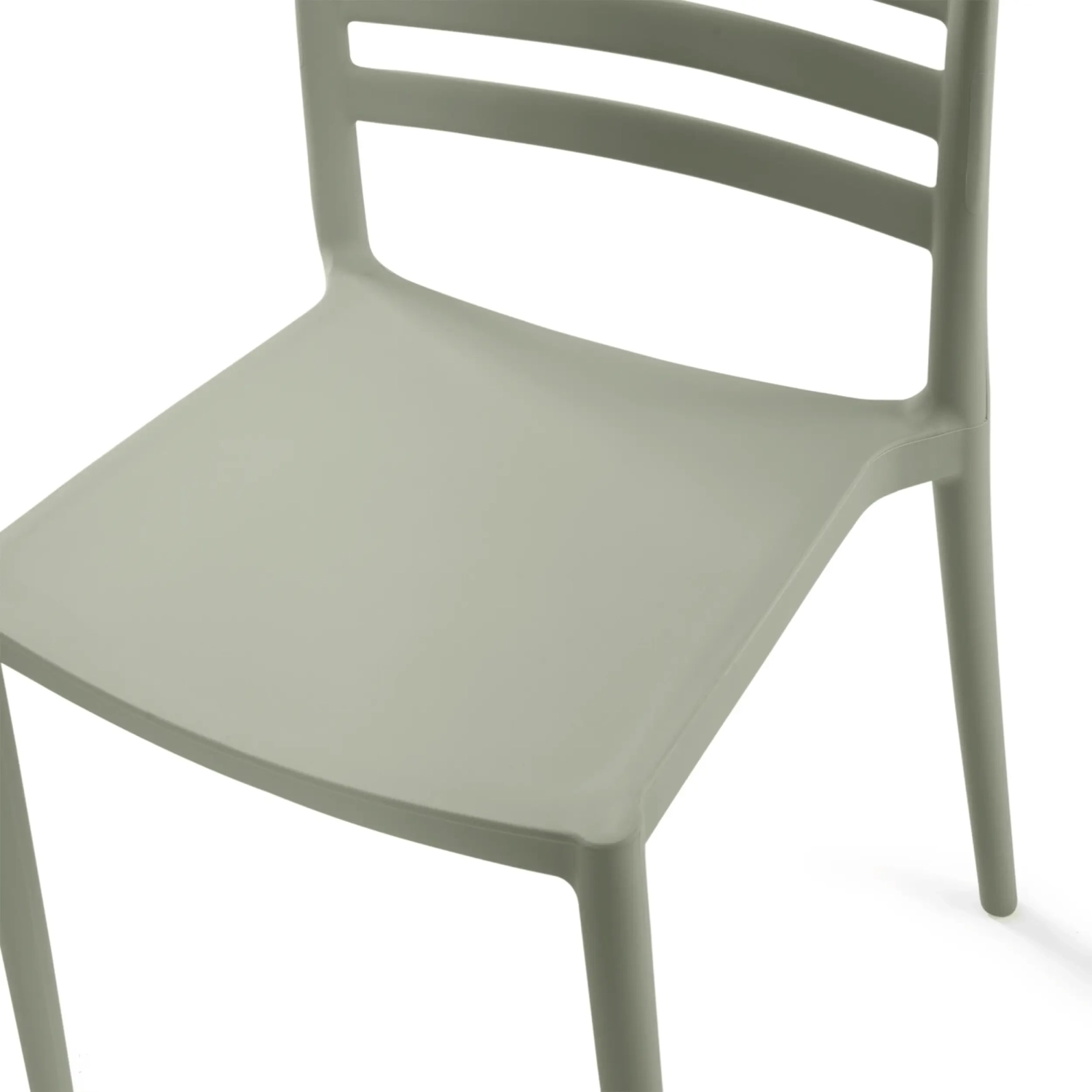 Chaise empilable en polypropylène pour usage extérieur - Creta