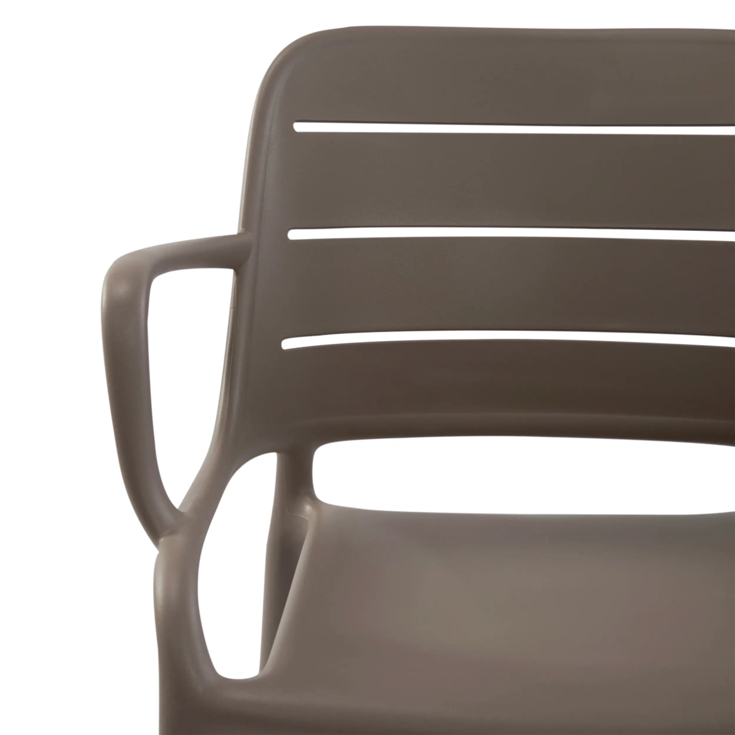 Chaise d'extérieur empilable en polypropylène - Sunset
