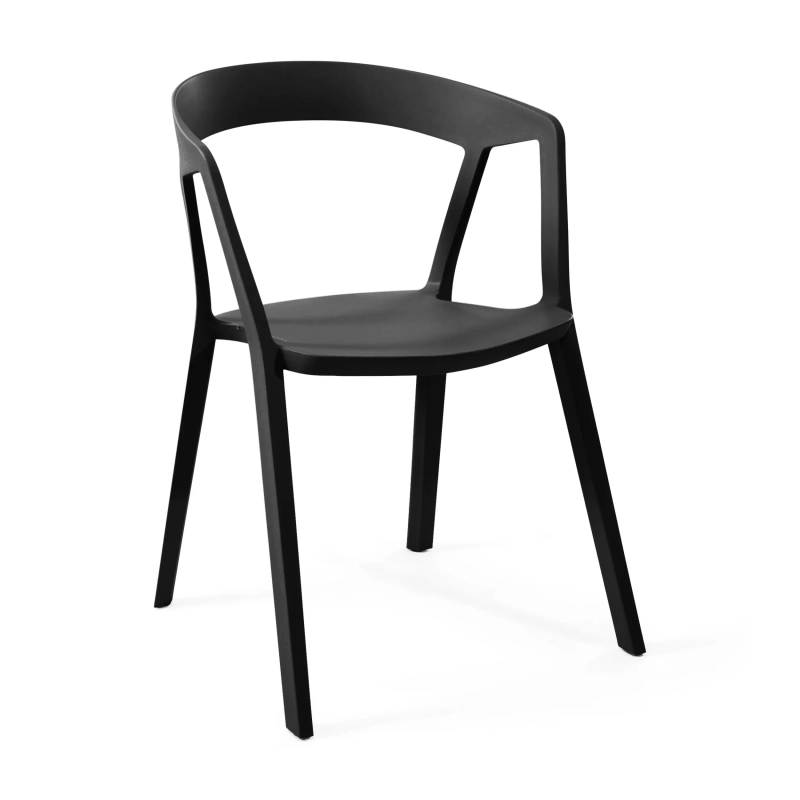 Chaise de salle à manger et d'extérieur empilable - Krilen