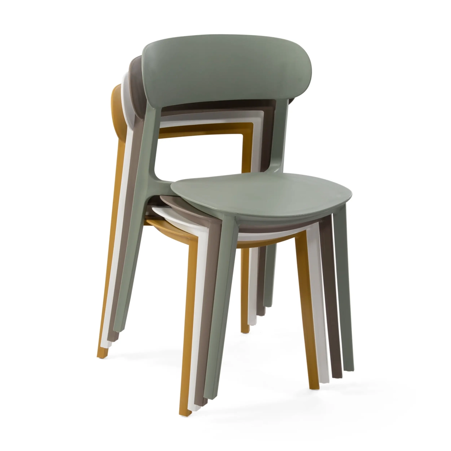Stapelbare designstoel van polypropyleen - Sun