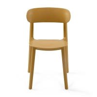 Silla de diseño en polipropileno apilable - Sun