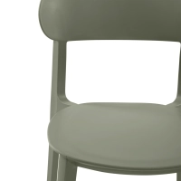 Sedia design impilabile in polipropilene - Sun