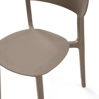Chaise design empilable en polypropylène - Sun