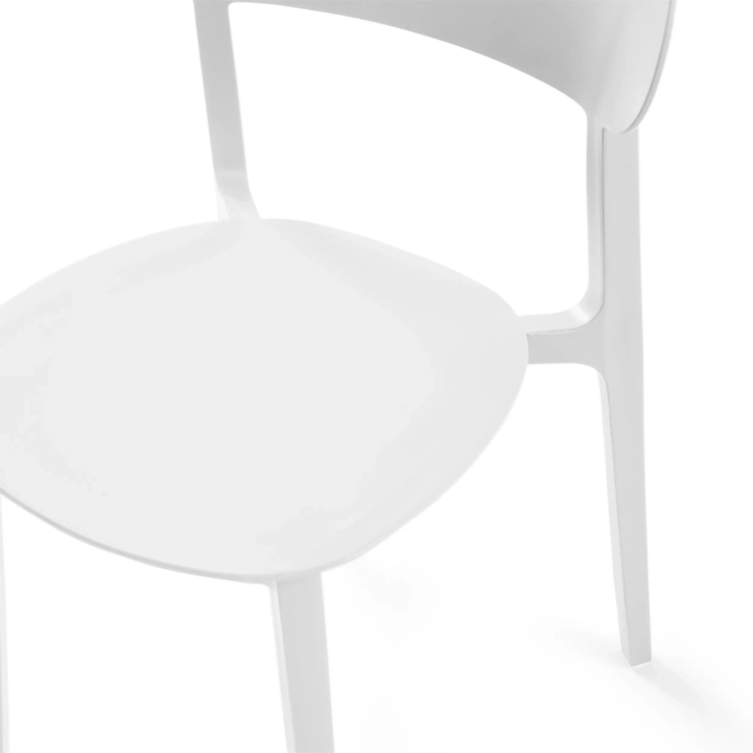 Cadeira de design em polipropileno empilhável - Sun