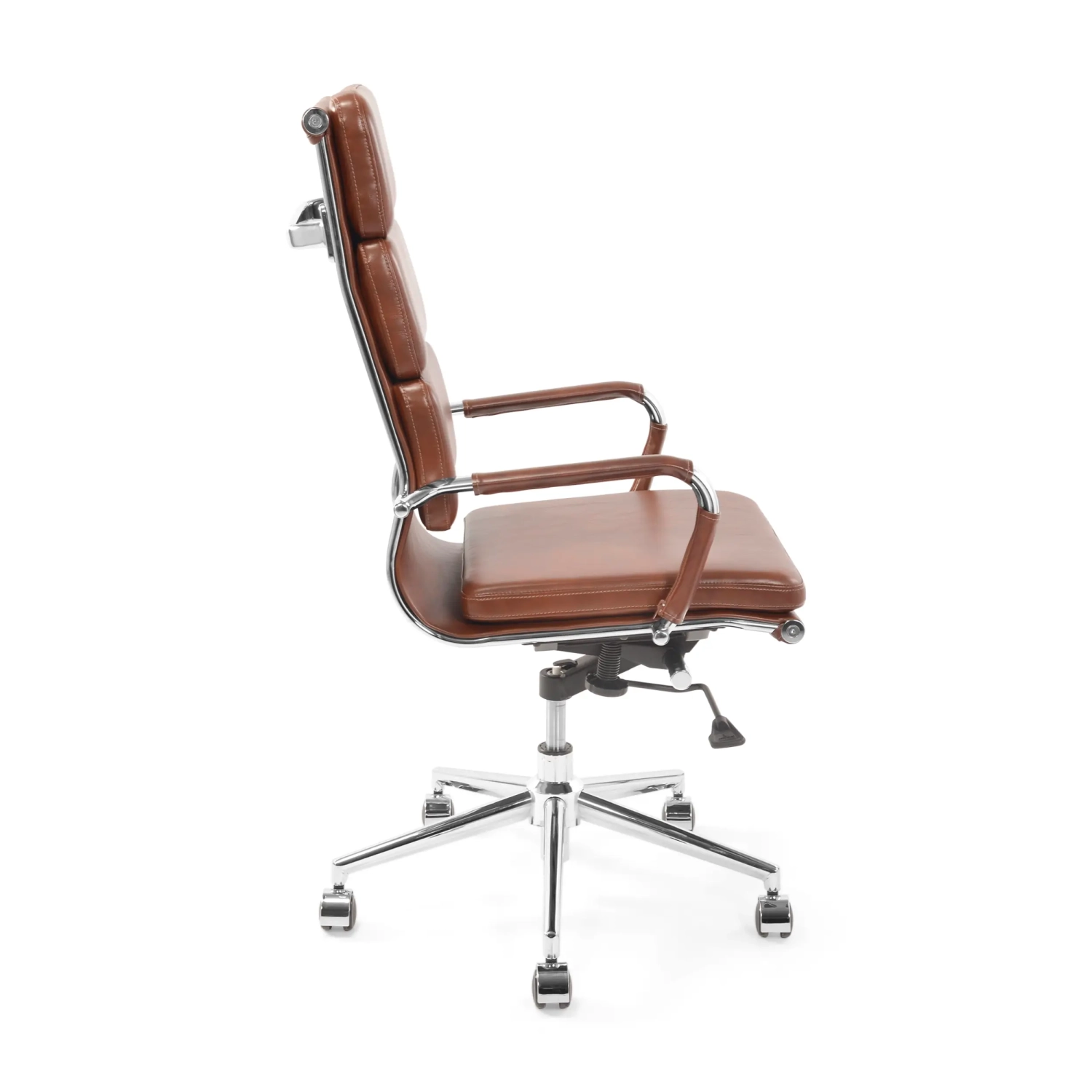 Chaise de bureau moderne recouverte de similicuir | Confort et style professionnel