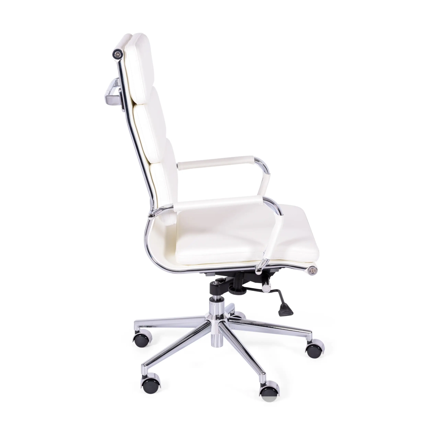 Task Kontorsstol i italienskt läder med hög rygg och elegant design