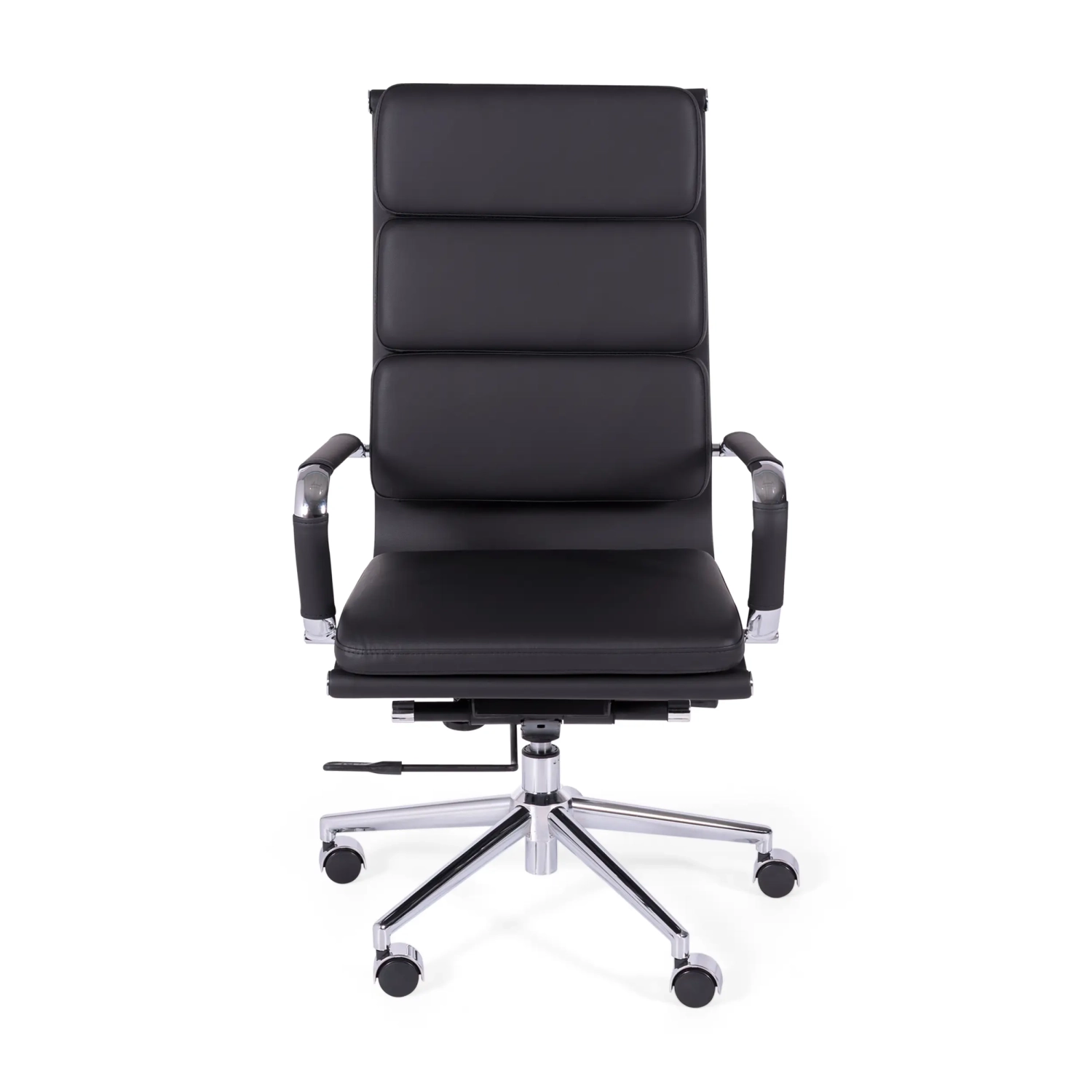 Task Italian Leather Office Chair with High Back | Elegant Design