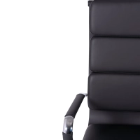 Úkolová italská kožená kancelářská židle s vysokým opěradlem | Elegantní design