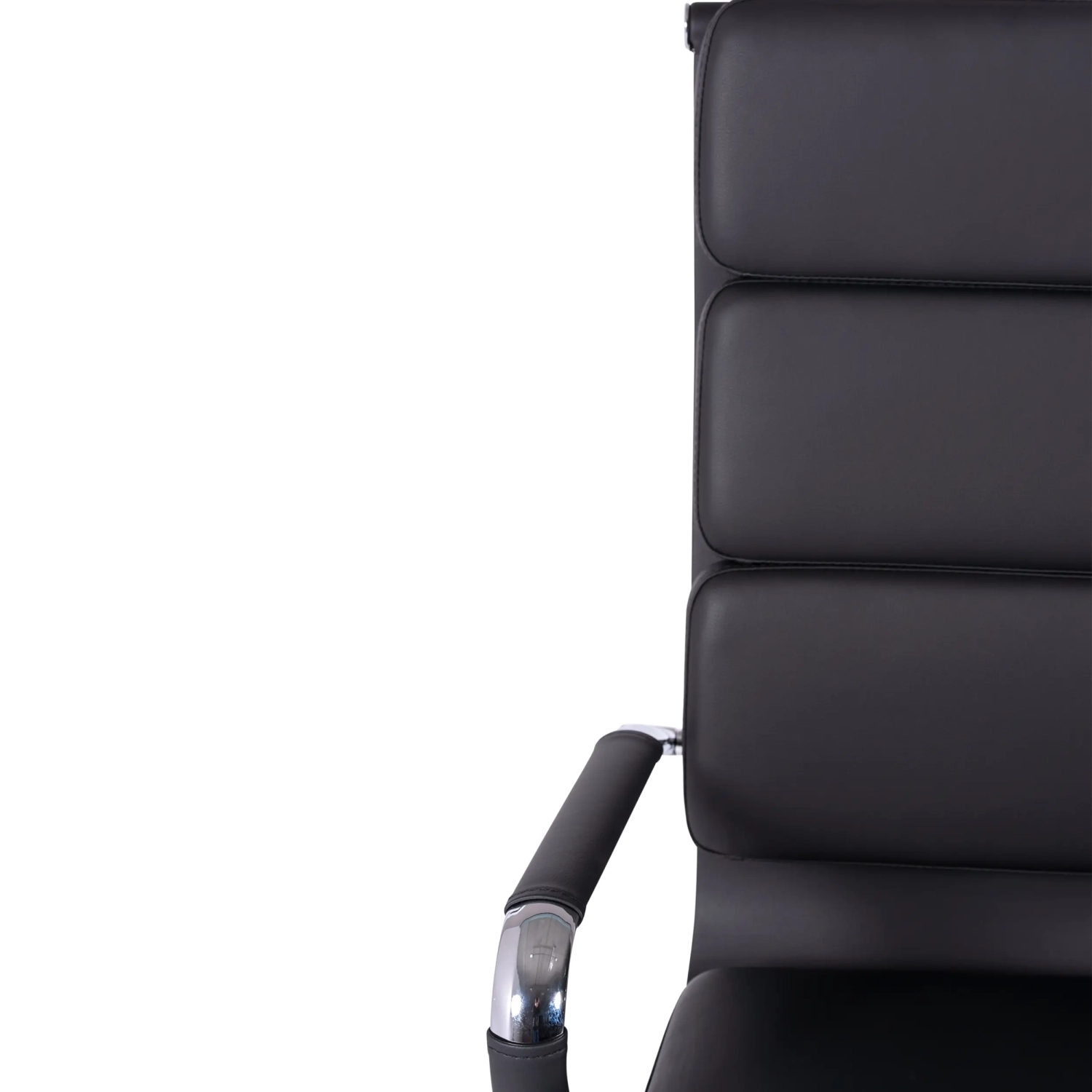 Task Italian Leather Office Chair with High Back | Elegant Design