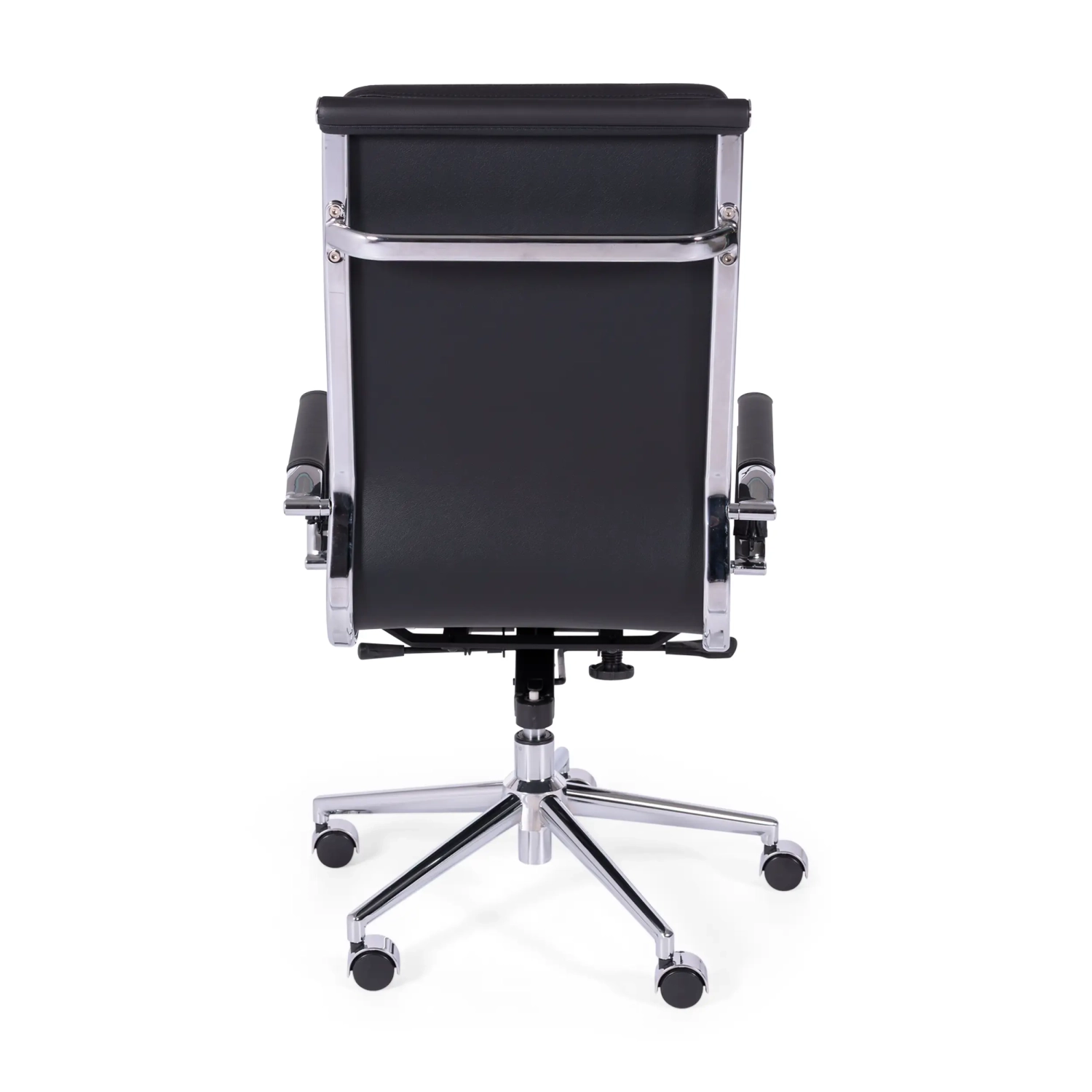 Task Kontorsstol i italienskt läder med hög rygg och elegant design